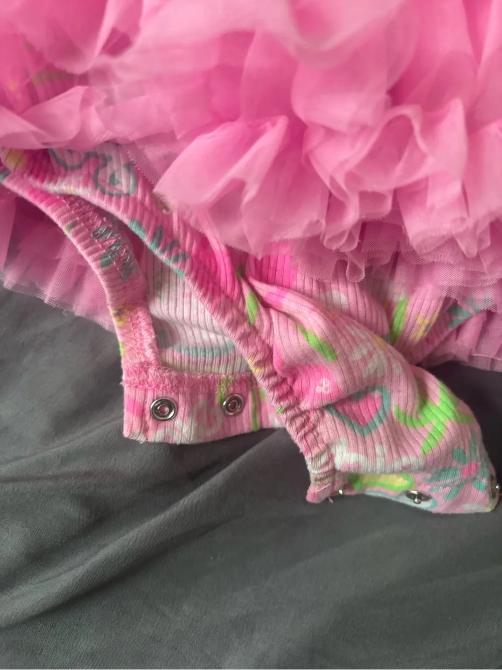 Barbie Pink Tulle Tutu Baby Dress Size-18 months
